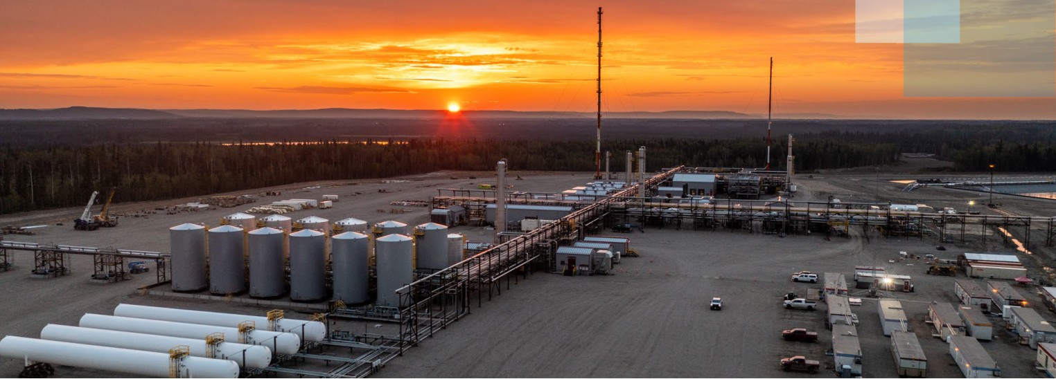 Instalação da ARC Resources em Attachie, Canadá